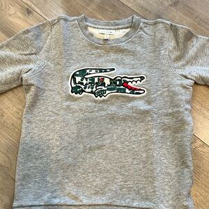 Lacoste crocodile graphic sweatshirt- size 8